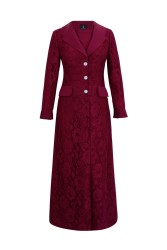 ALICIA DRESS BORDO - Thumbnail