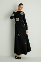 30033 OLEYA DRESS Black