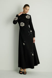 30033 OLEYA DRESS Black