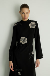 30033 OLEYA DRESS Black