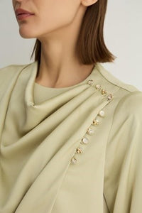20002 NATALİ BLUZ Pastel Yeşil