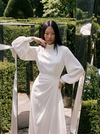 20046 SWAN BLOUSE Ecru