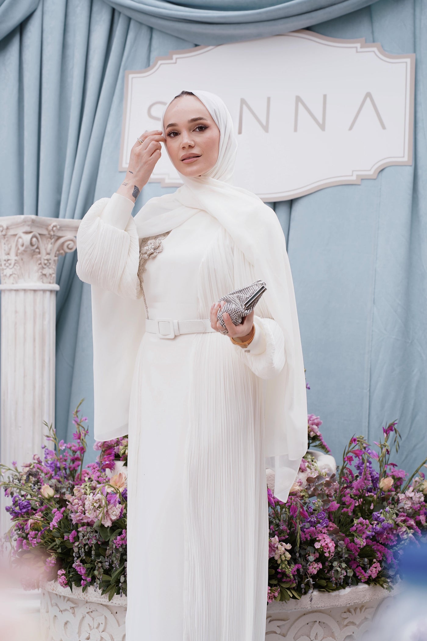 30011 ROZANNA  ELBISE Ekru