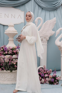 30011 ROZANNA  ELBISE Ekru
