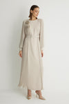 30011 ROZANNA DRESS Stone