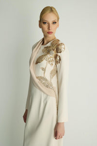 30014 LIVIA ELBISE Bej