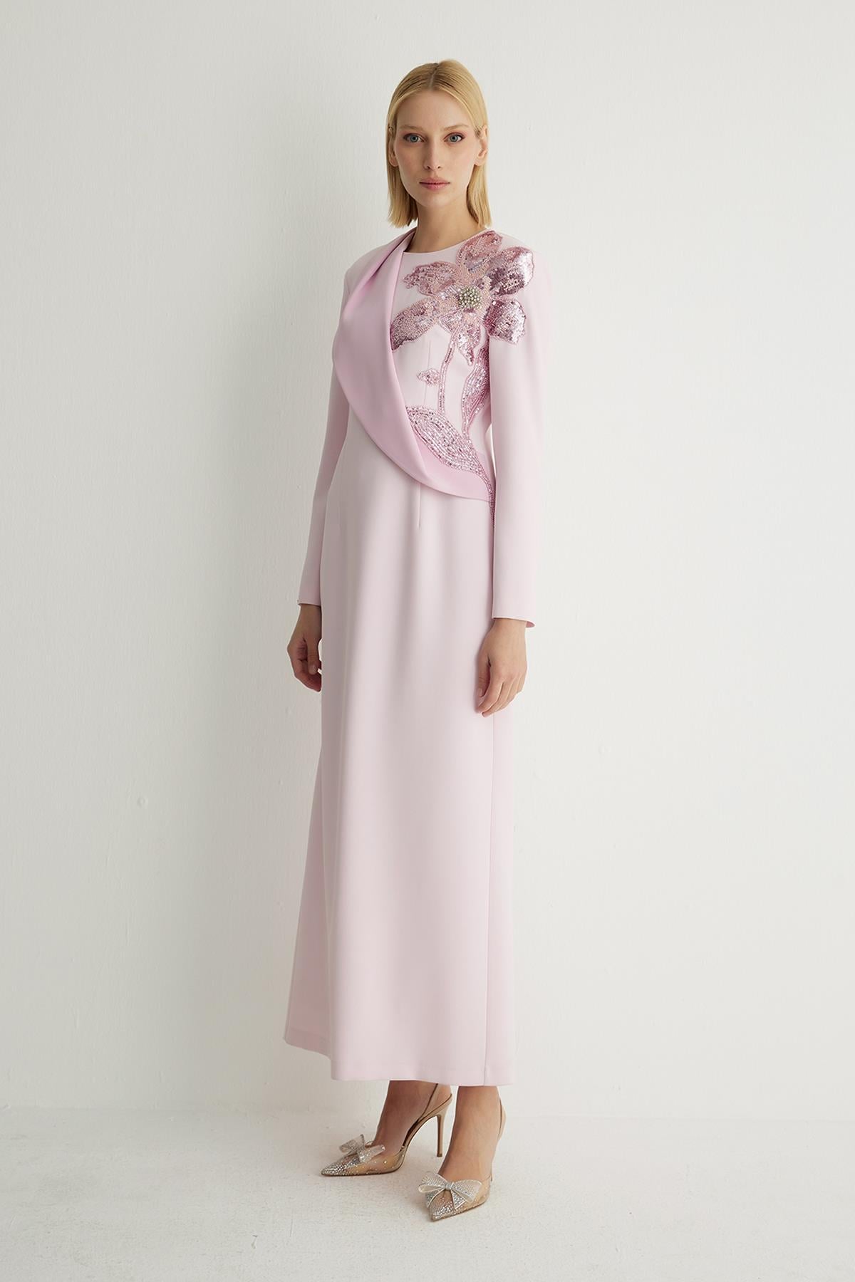 30014 LIVIA ELBISE Pembe