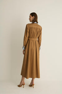 30016 ALLEGRA ELBISE Kahve