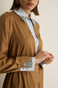 30016 ALLEGRA ELBISE Kahve