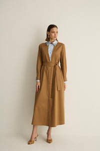30016 ALLEGRA ELBISE Kahve