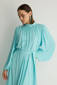 30017 VELUNA ELBISE Aqua