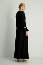 30019 LUXA ELBISE Siyah