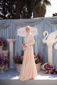 30019 LUXA ELBISE Vanilya