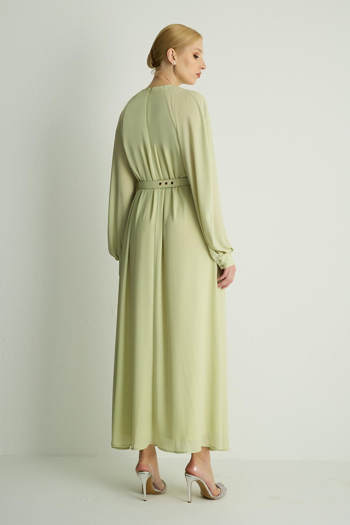 30022 DREAM ELBISE Pastel Yeşil
