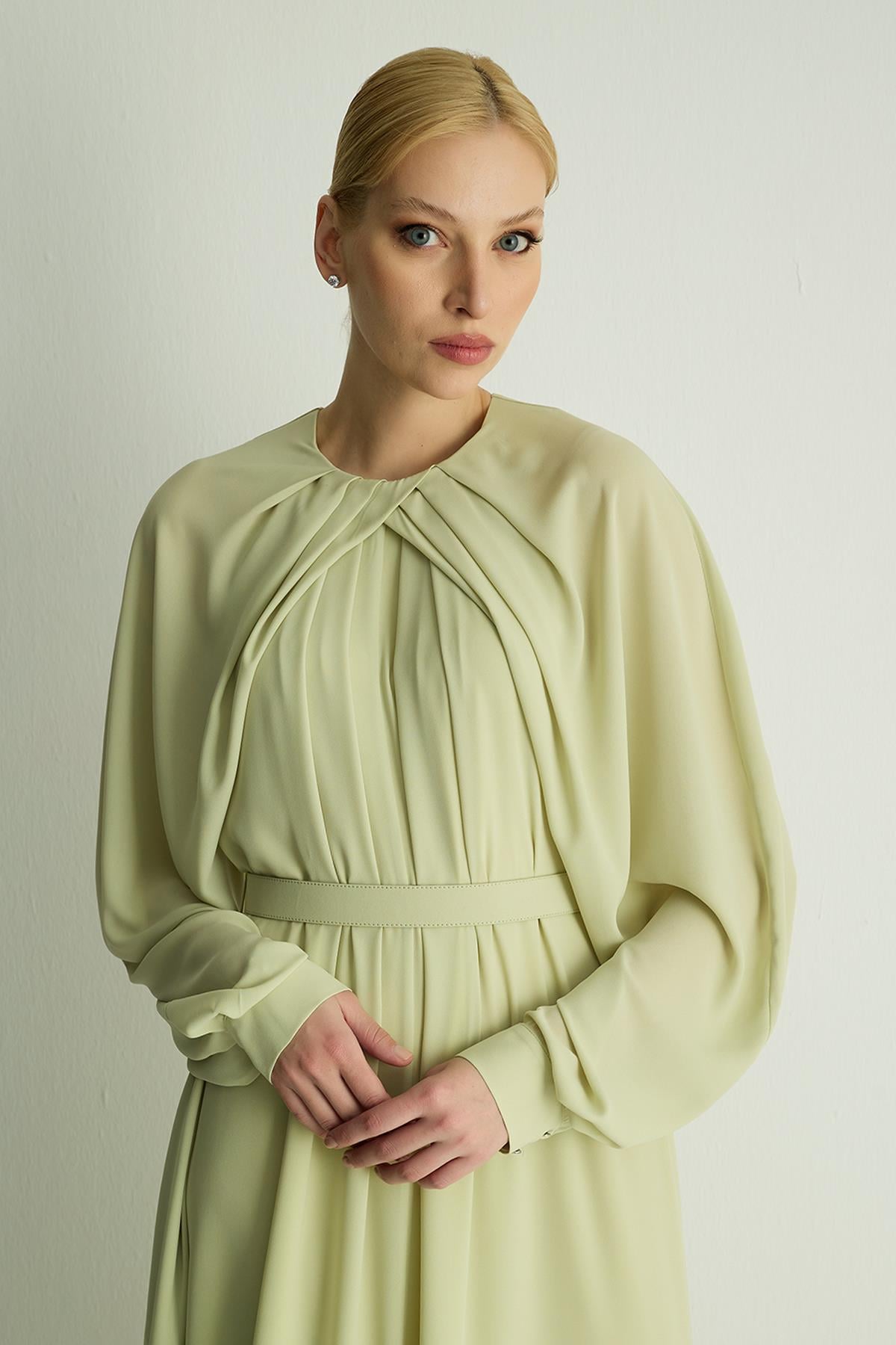 30022 DREAM ELBISE Pastel Yeşil