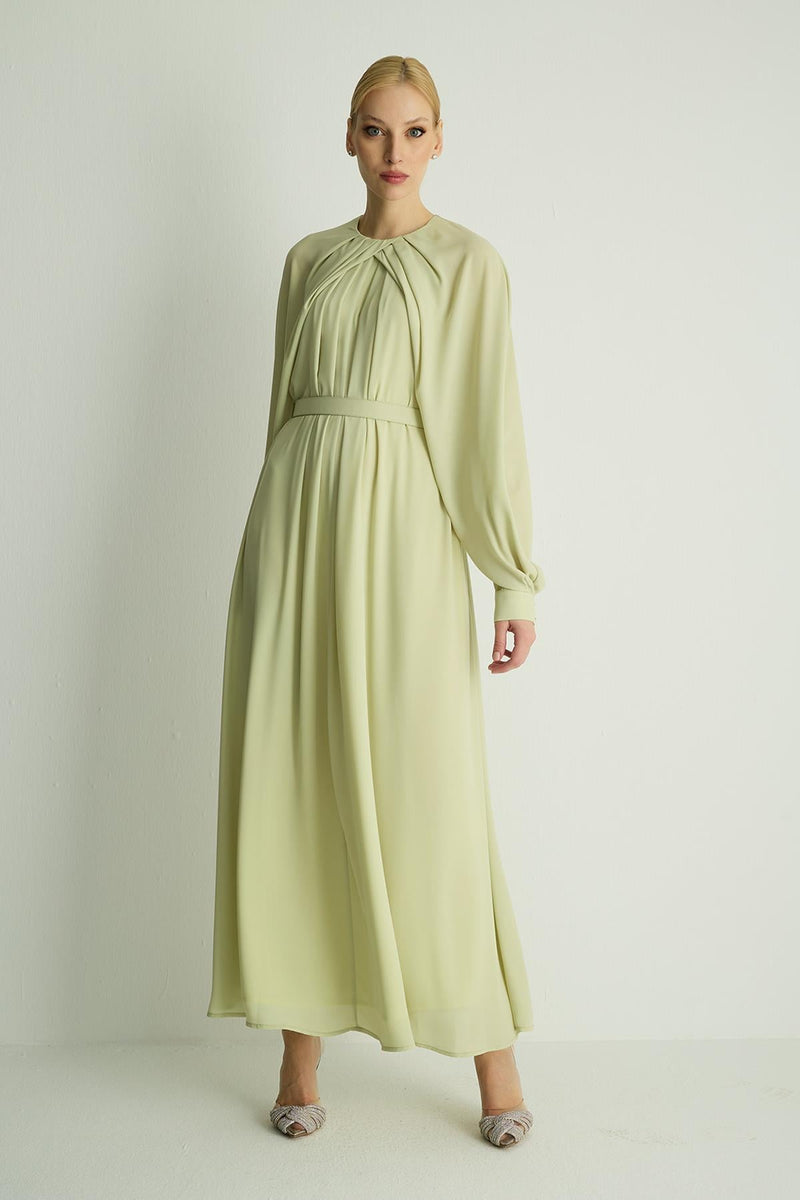 30022 DREAM ELBISE Pastel Yeşil