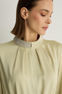 30025 LOTUS ELBISE Pastel Yeşil
