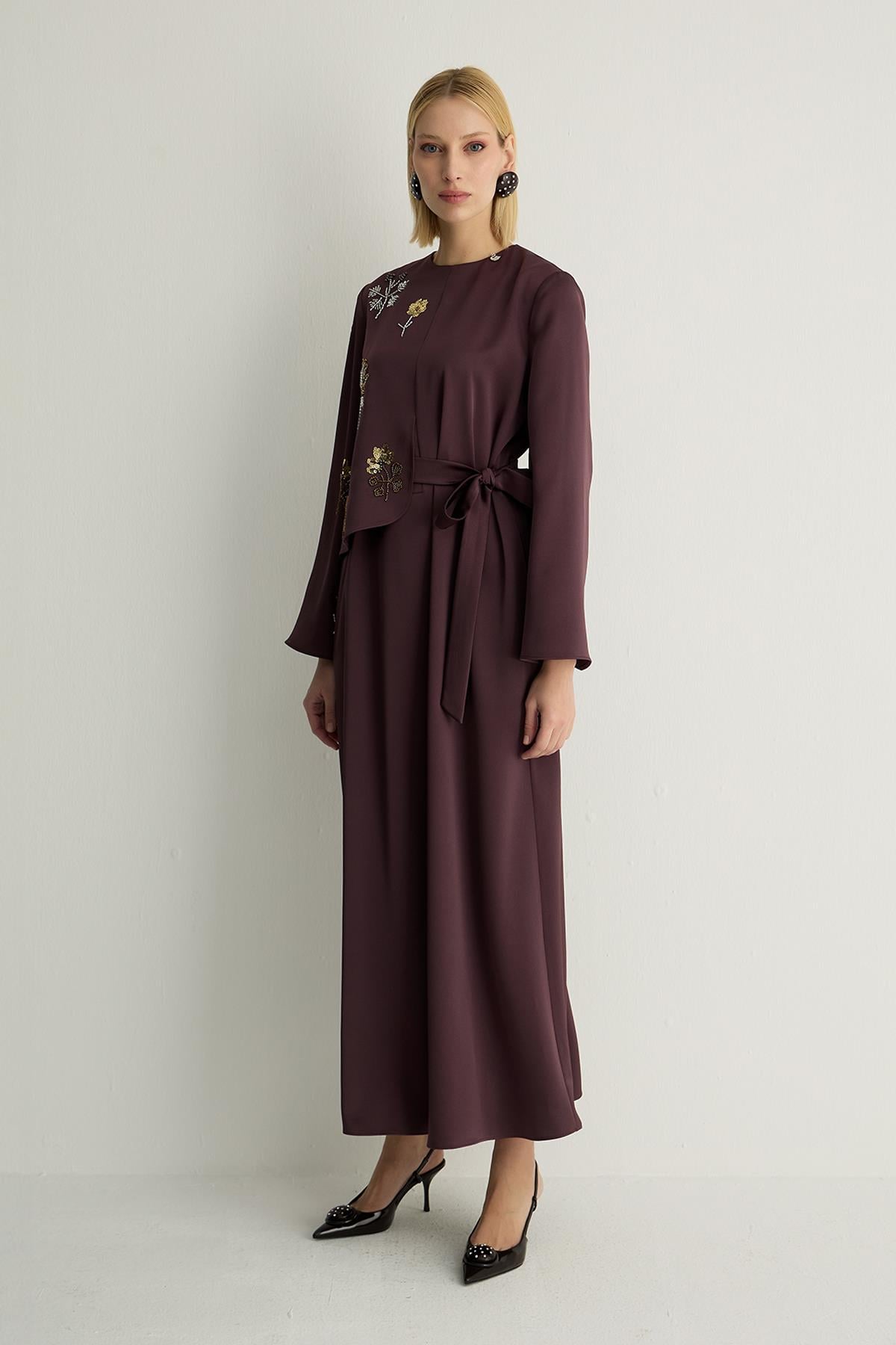30030 MOCHA ELBISE Kahve