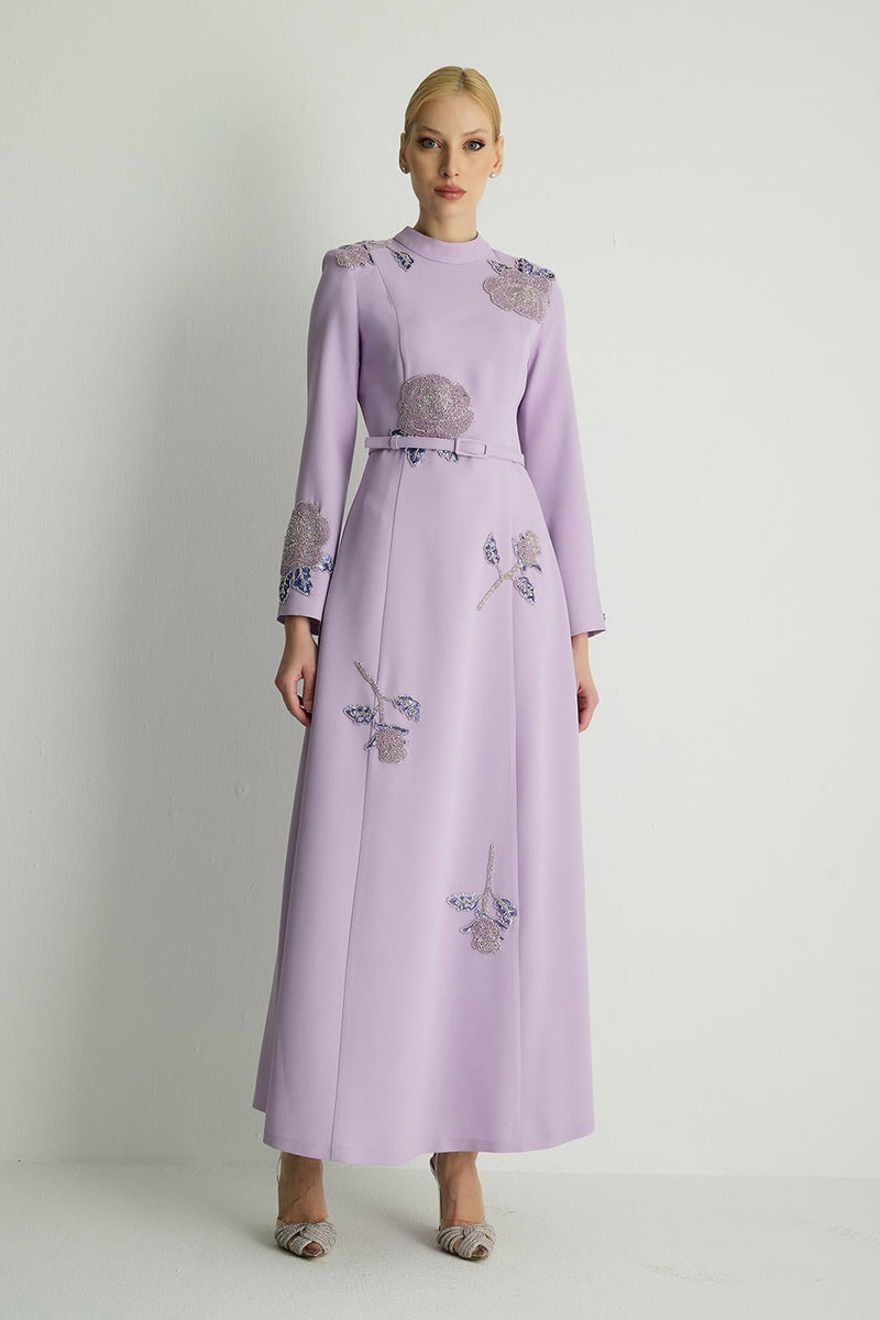 30033 OLEYA ELBISE Lila