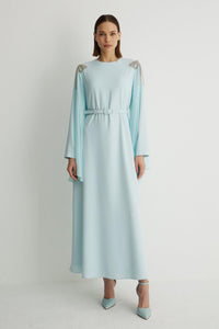 30034 DELUXE ELBISE Aqua