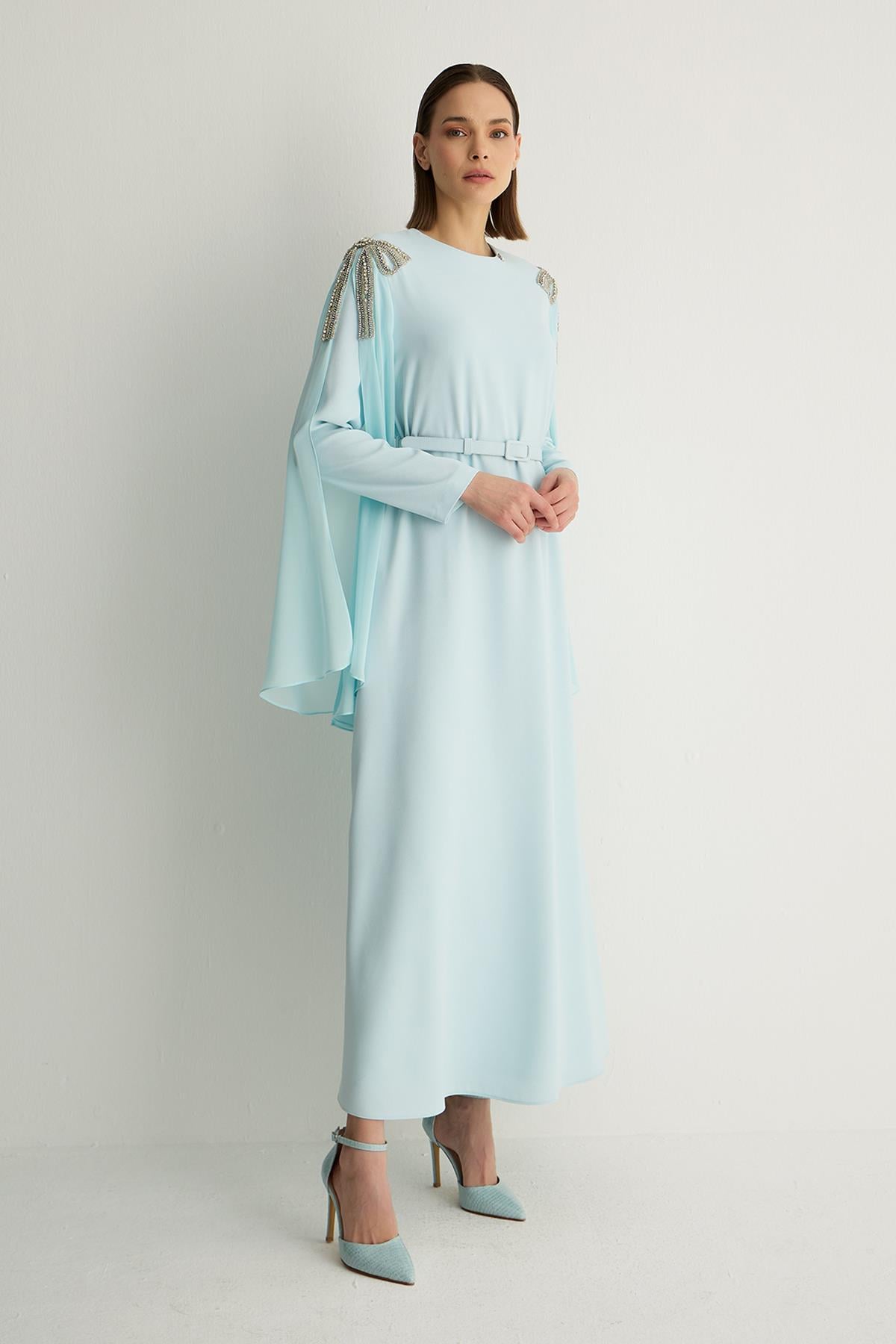 30034 DELUXE ELBISE Aqua