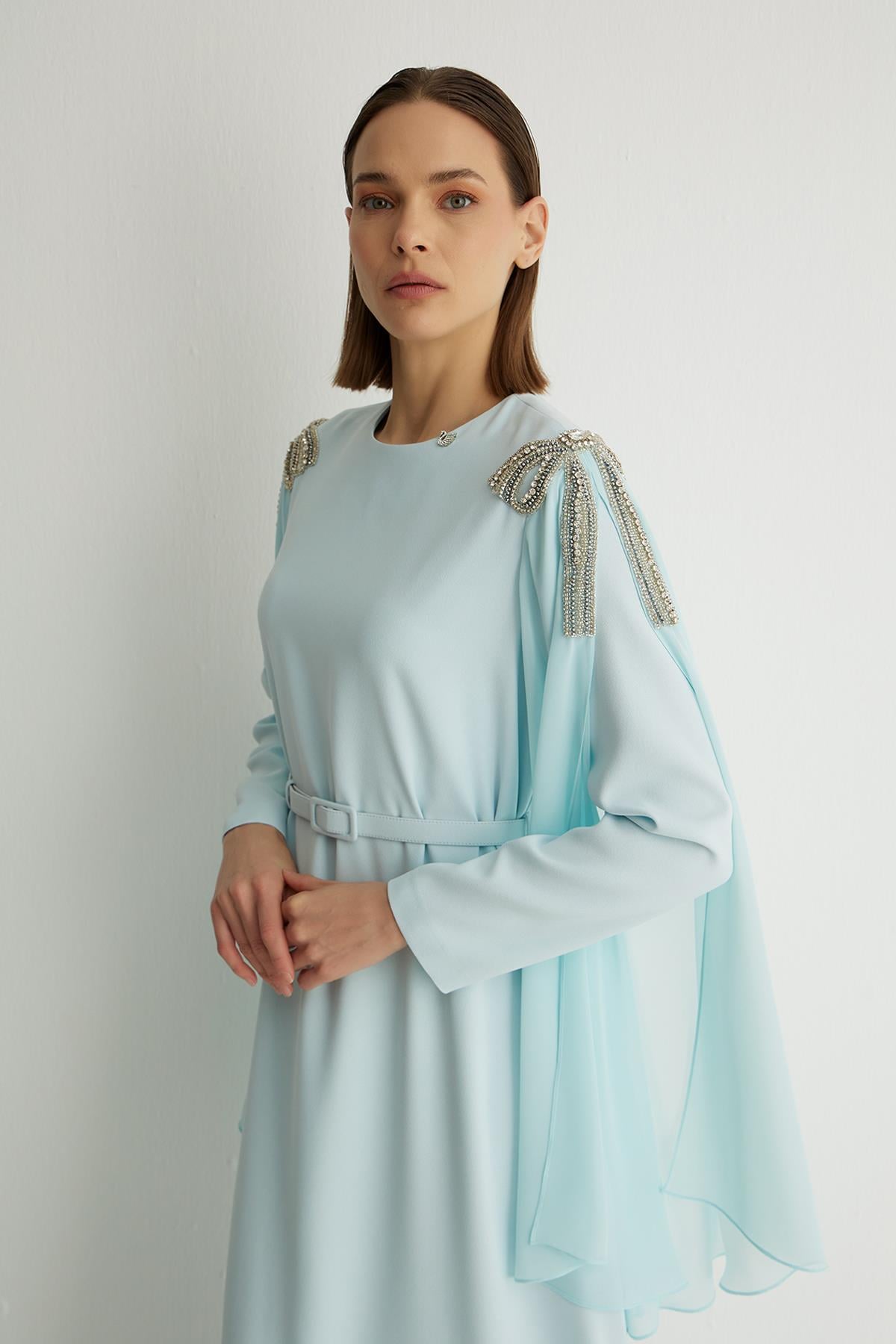 30034 DELUXE ELBISE Aqua