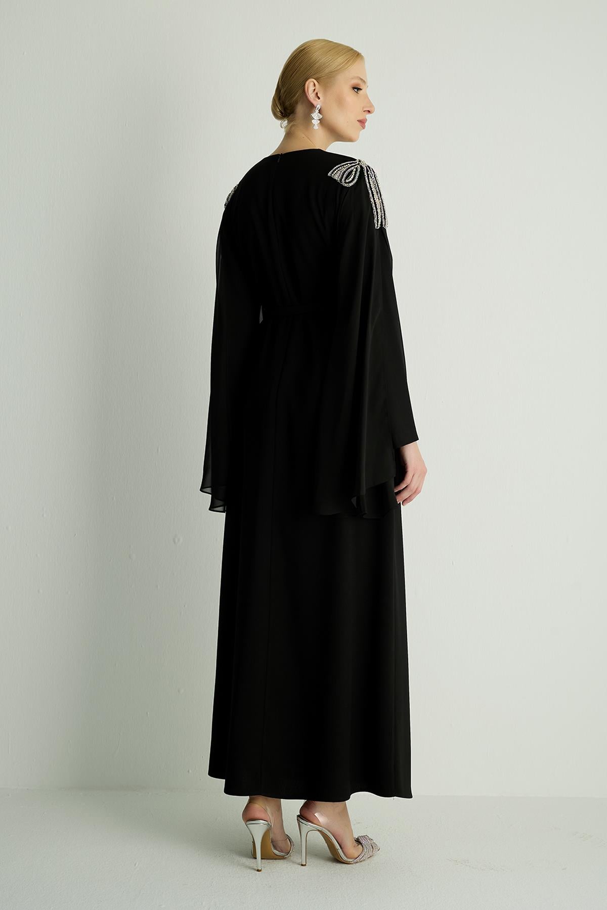 Deluxe  Elbise Siyah