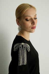 30034 DELUXE ELBISE Siyah