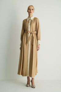 30035 MILD ELBISE Camel