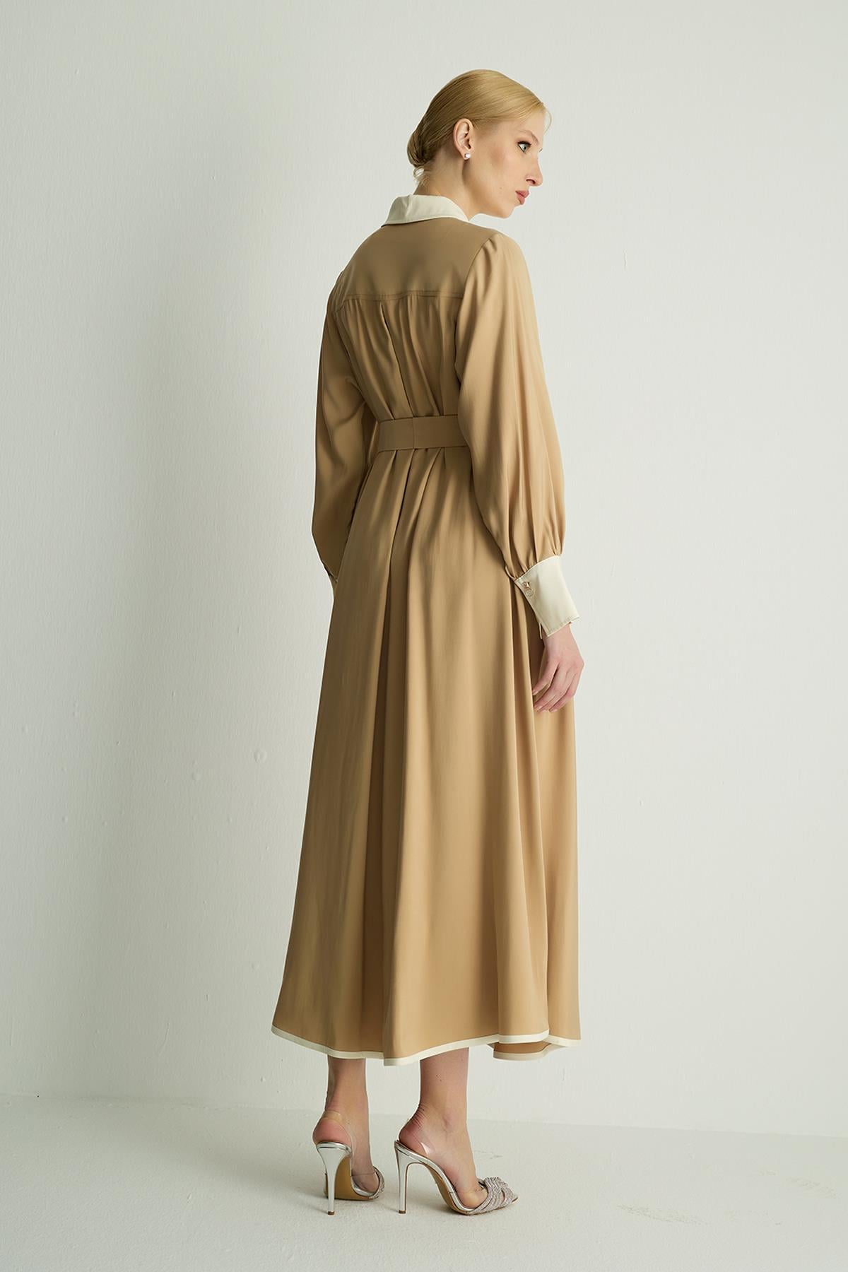 30035 MILD ELBISE Camel