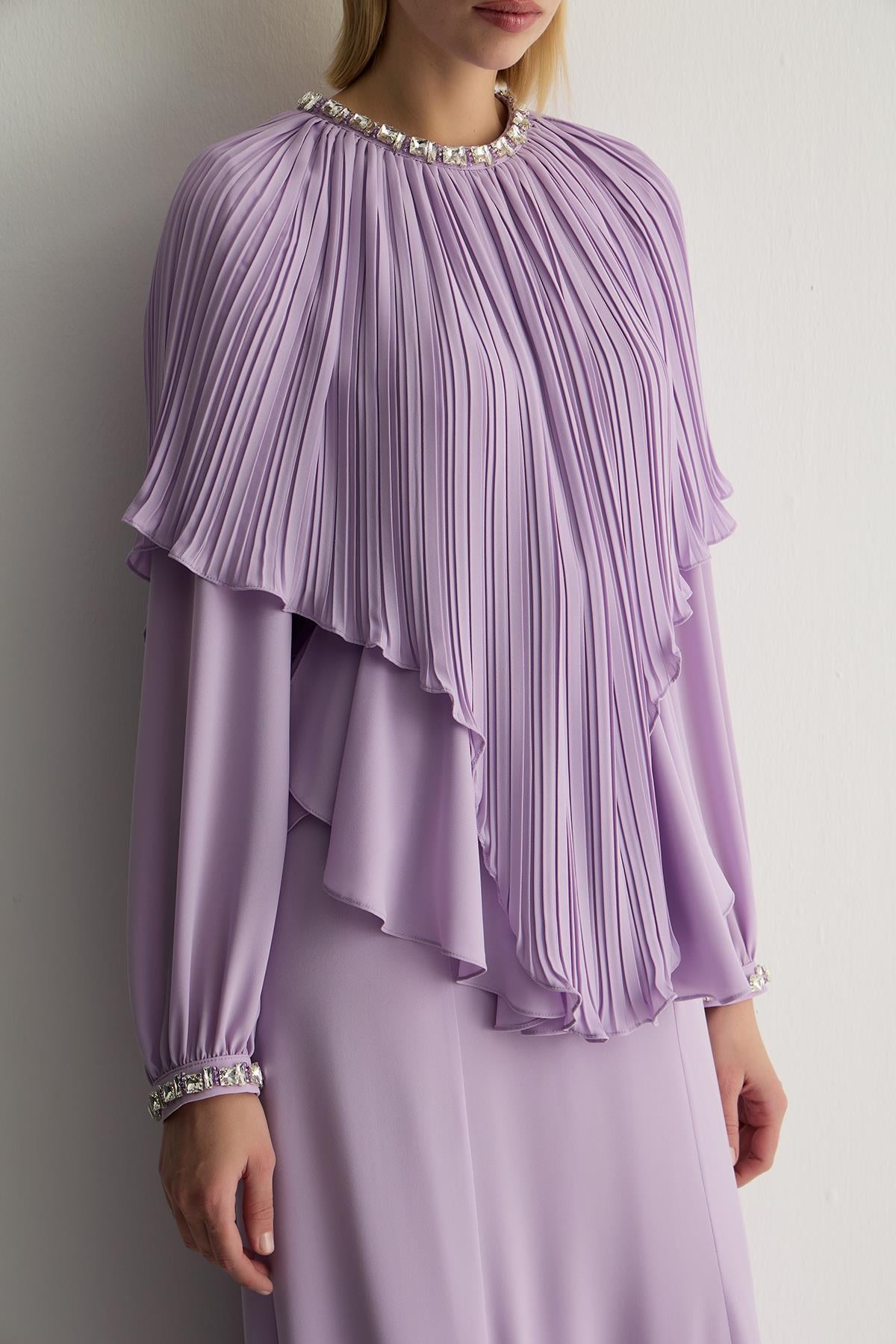 30038 PLUME ELBISE Lila
