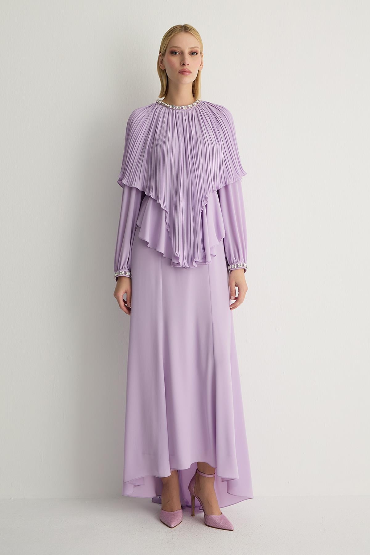 30038 PLUME ELBISE Lila
