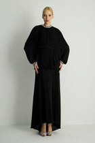 Plume  Elbise Siyah