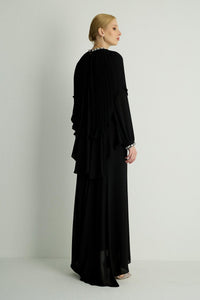 30038 PLUME ELBISE Siyah