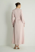 Ribbon  Elbise Pudra