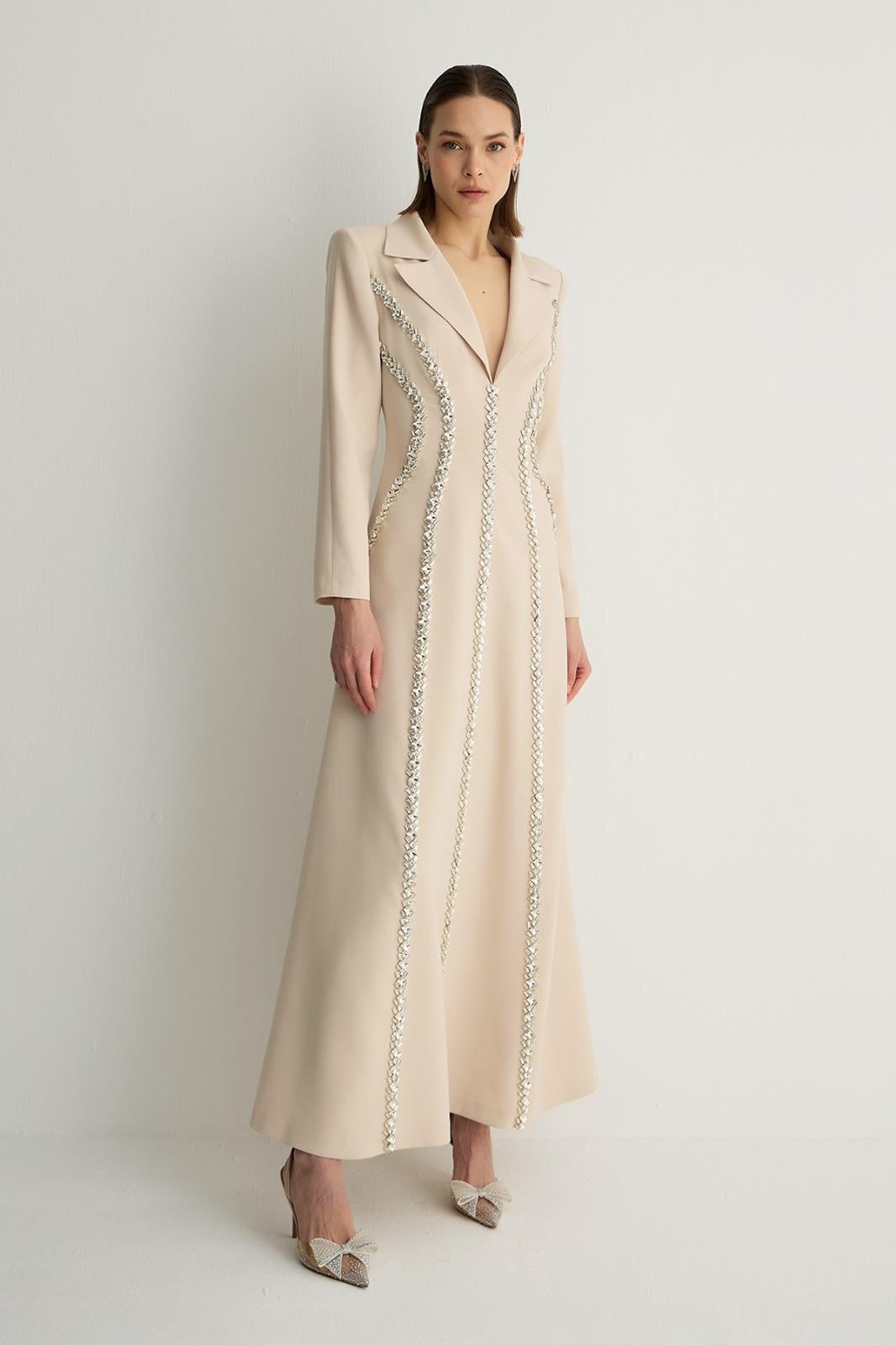 30046 NOBLEA ELBISE Bej