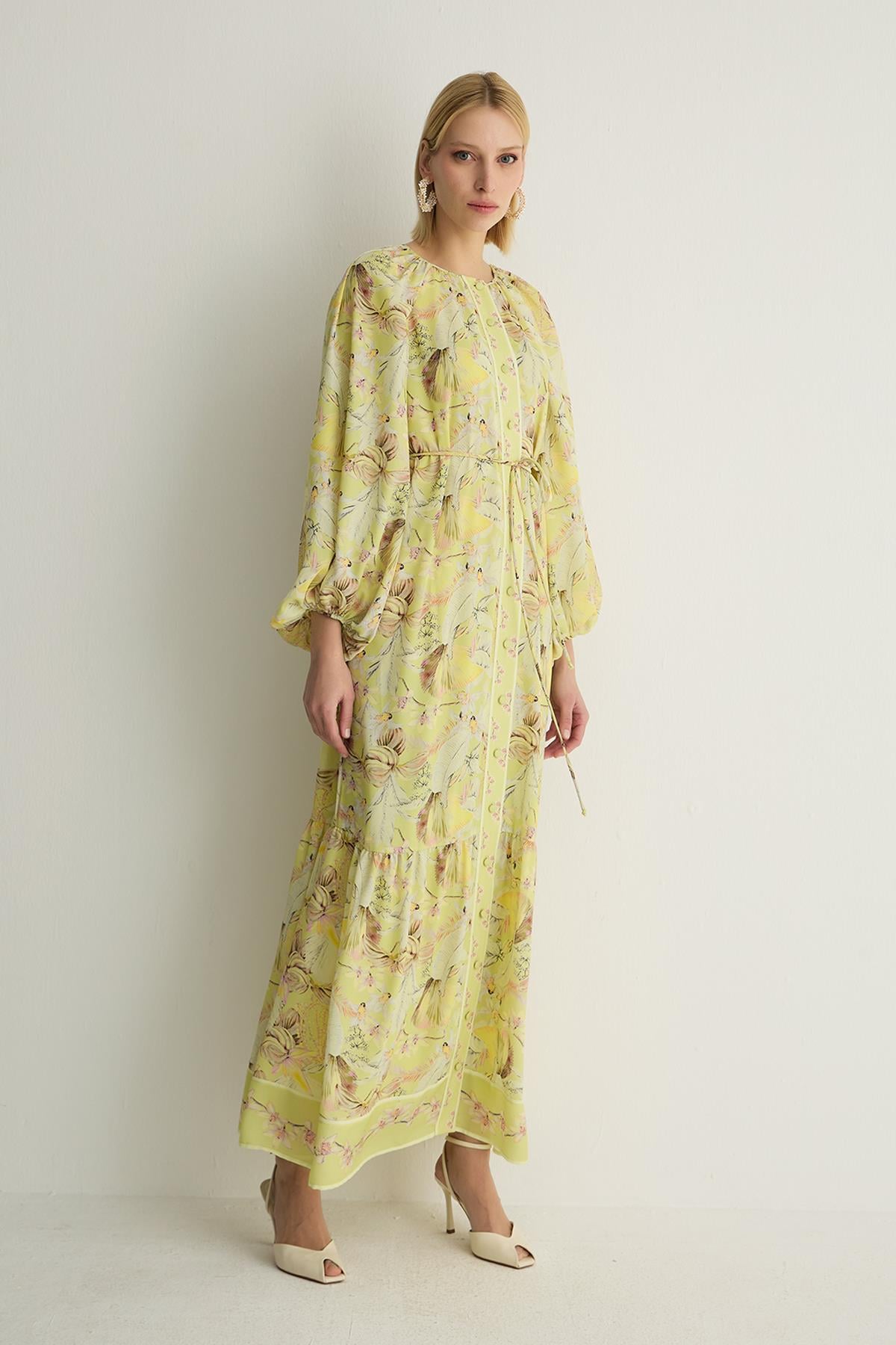 30048 MARTA ELBISE Pastel Yeşil
