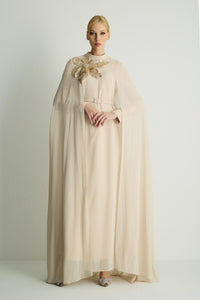30049 PASTEL ELBISE Bej