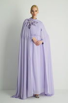 Pastel  Elbise Lila
