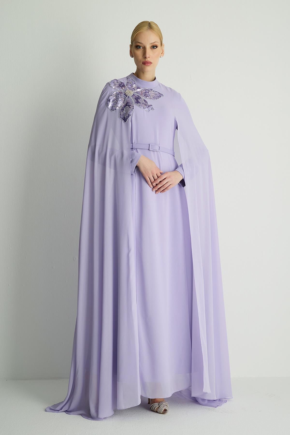 30049 PASTEL ELBISE Lila