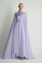 Pastel  Elbise Lila