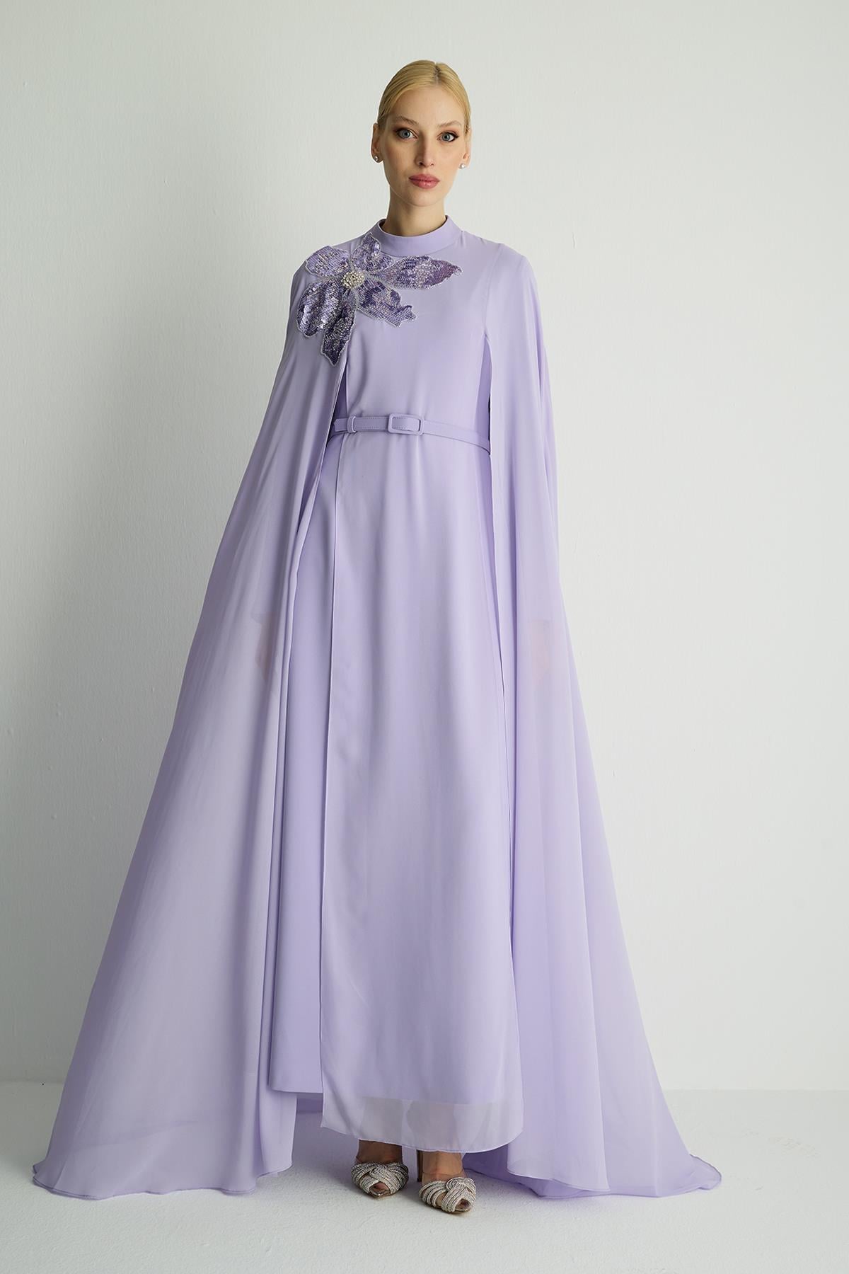 30049 PASTEL ELBISE Lila