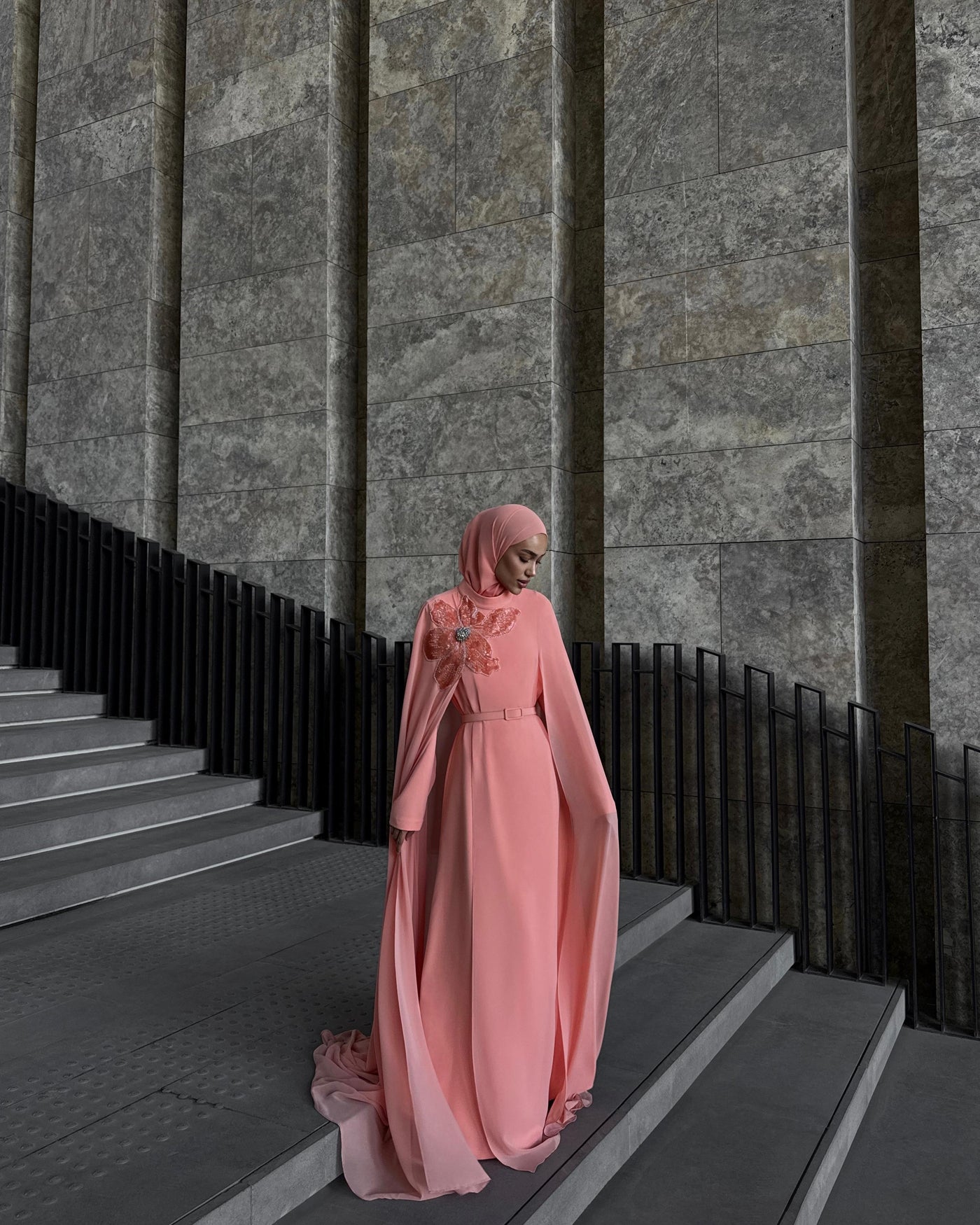 30049 PASTEL ELBISE Somon