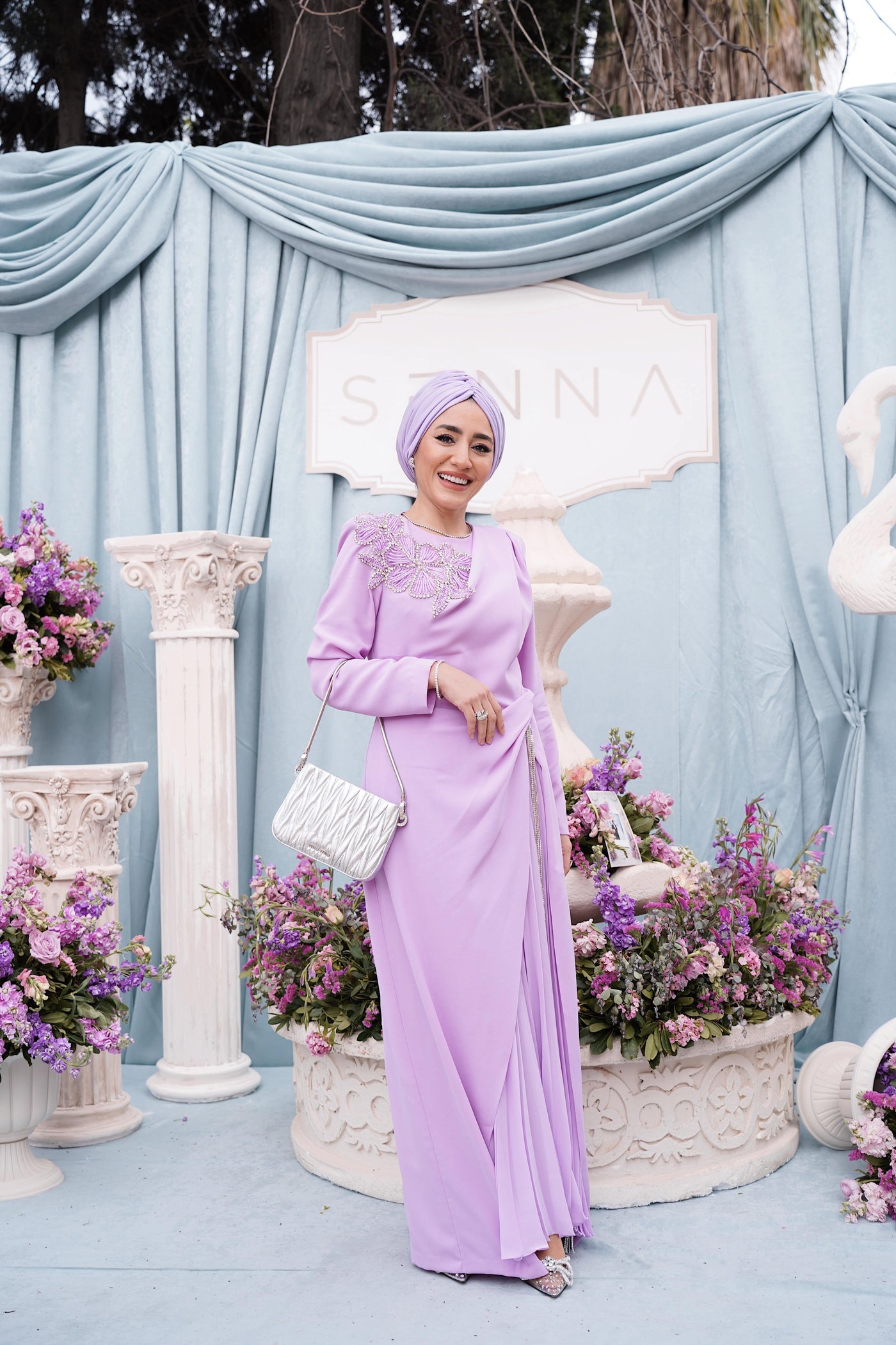 30063 RAINBOW ELBİSE Lila