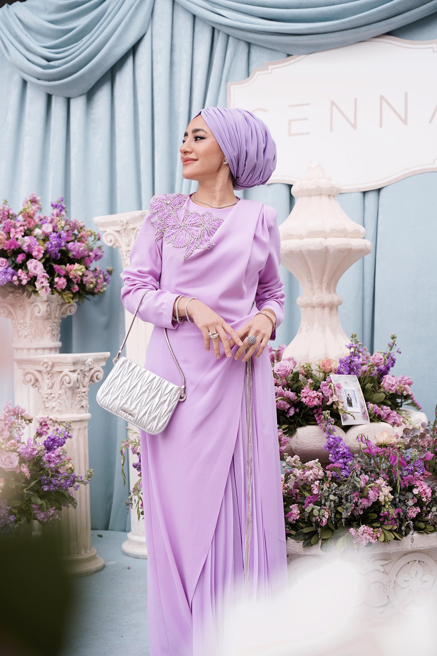 30063 RAINBOW ELBİSE Lila