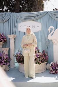 40002 NADIA CEKET Pastel Yeşil