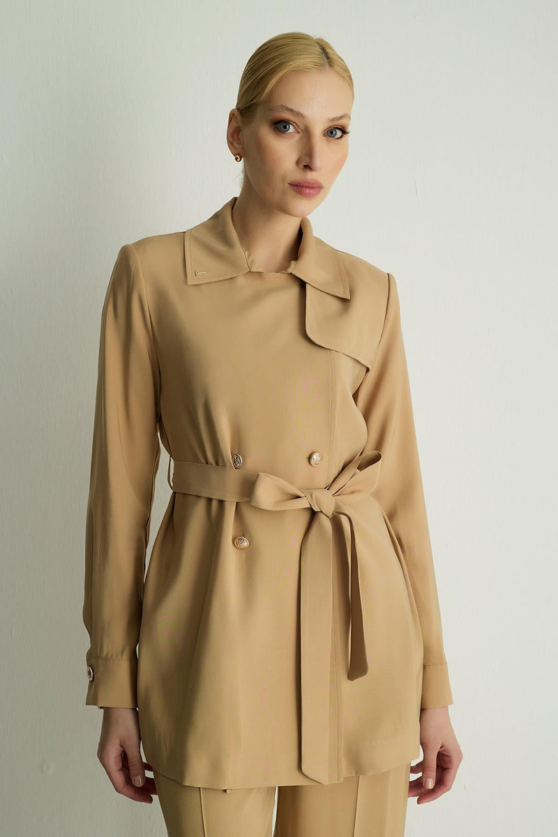 40004 ILKBAHAR CEKET Camel