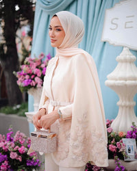 40006 PURE PELERIN CEKET Vanilya