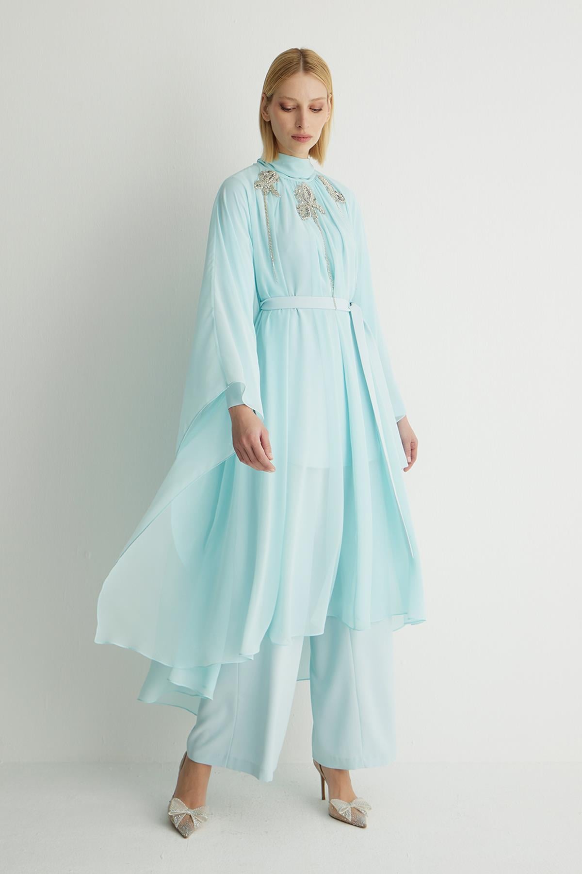 40011 SKY PELERIN Aqua
