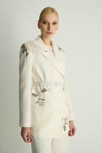 40014 OLEYA CEKET Krem